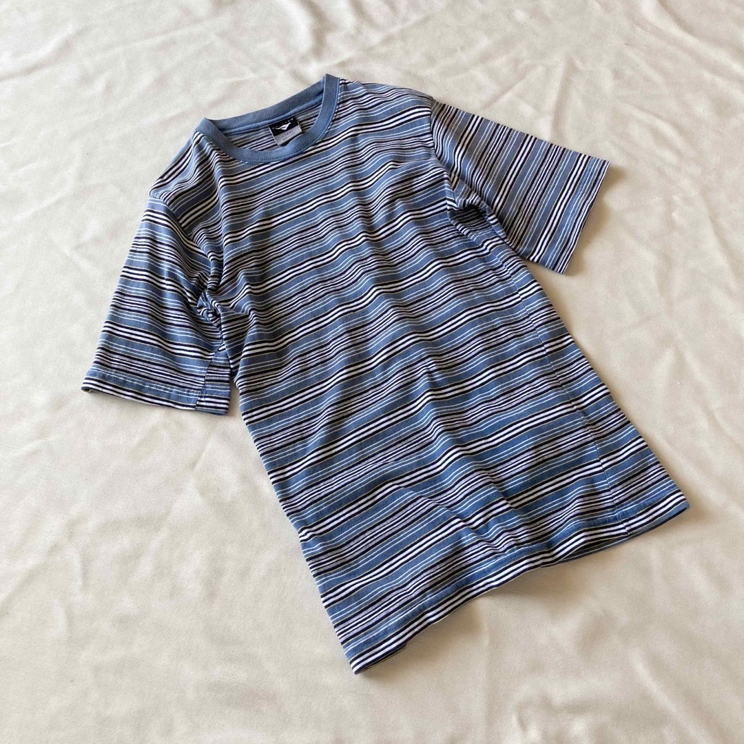 【1980s】ビンテージ　USA製　マルチボーダー　Tシャツ　カットソー