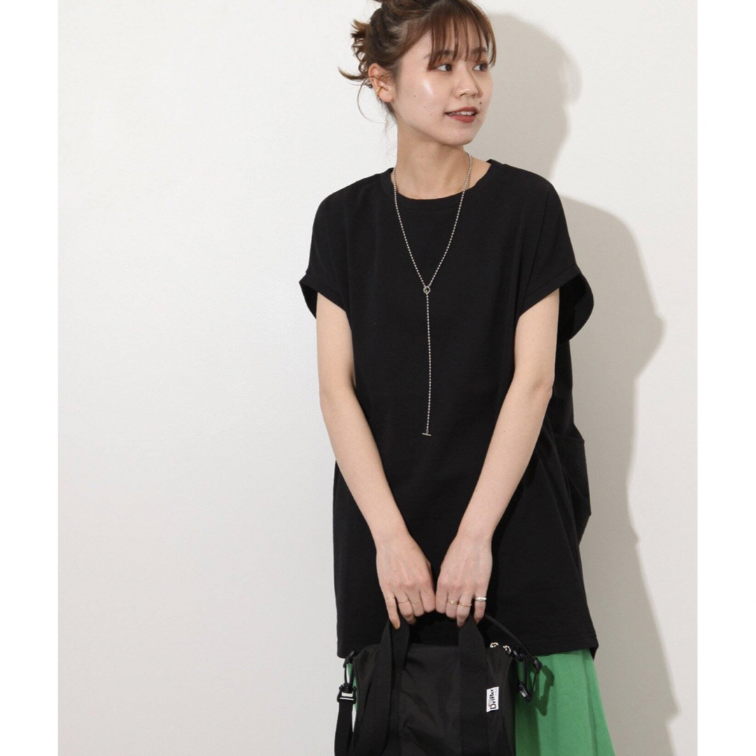 JOURNAL STANDARD(ジャーナルスタンダード)の23SS JOURNAL STANDARD レリュームサイドタックプルオーバー レディースのトップス(Tシャツ(半袖/袖なし))の商品写真