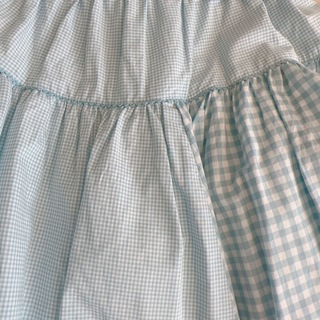 【未使用に近い美品】ピンクハウス ペチコート付きチェックスカート スカート