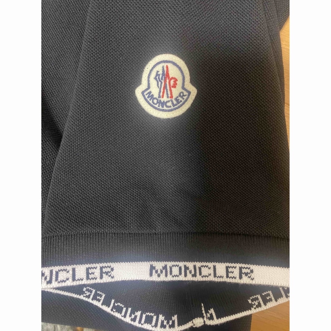 MONCLER ポロシャツ ブラック サイズS - ポロシャツ