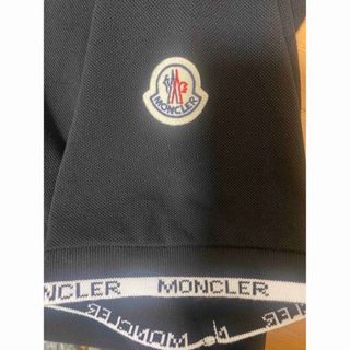 モンクレール(MONCLER)のMONCLER ポロシャツ ブラック サイズS(ポロシャツ)