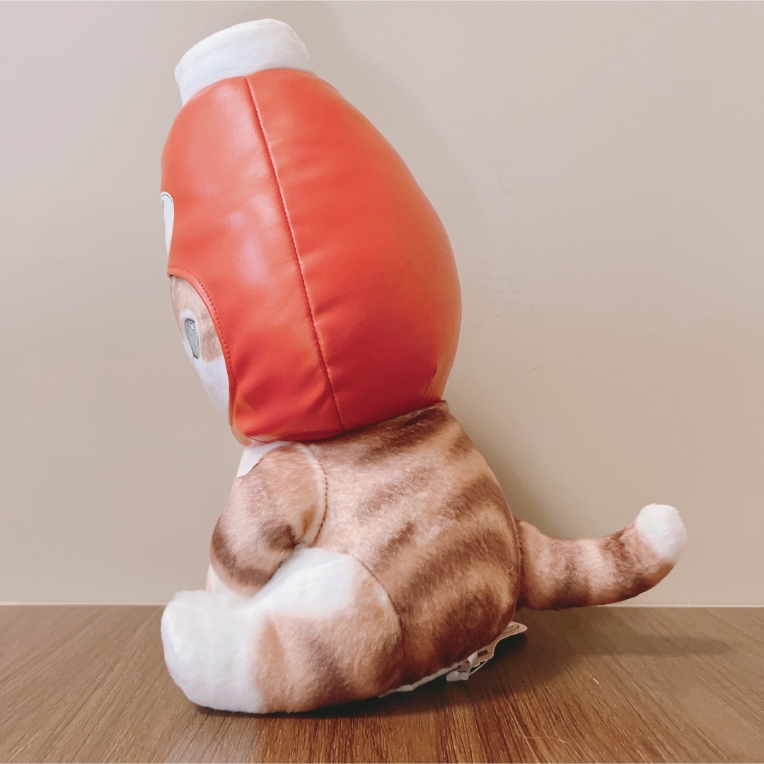 新品 モフサンド 調味料にゃんBIGぬいぐるみ ケチャップ 1