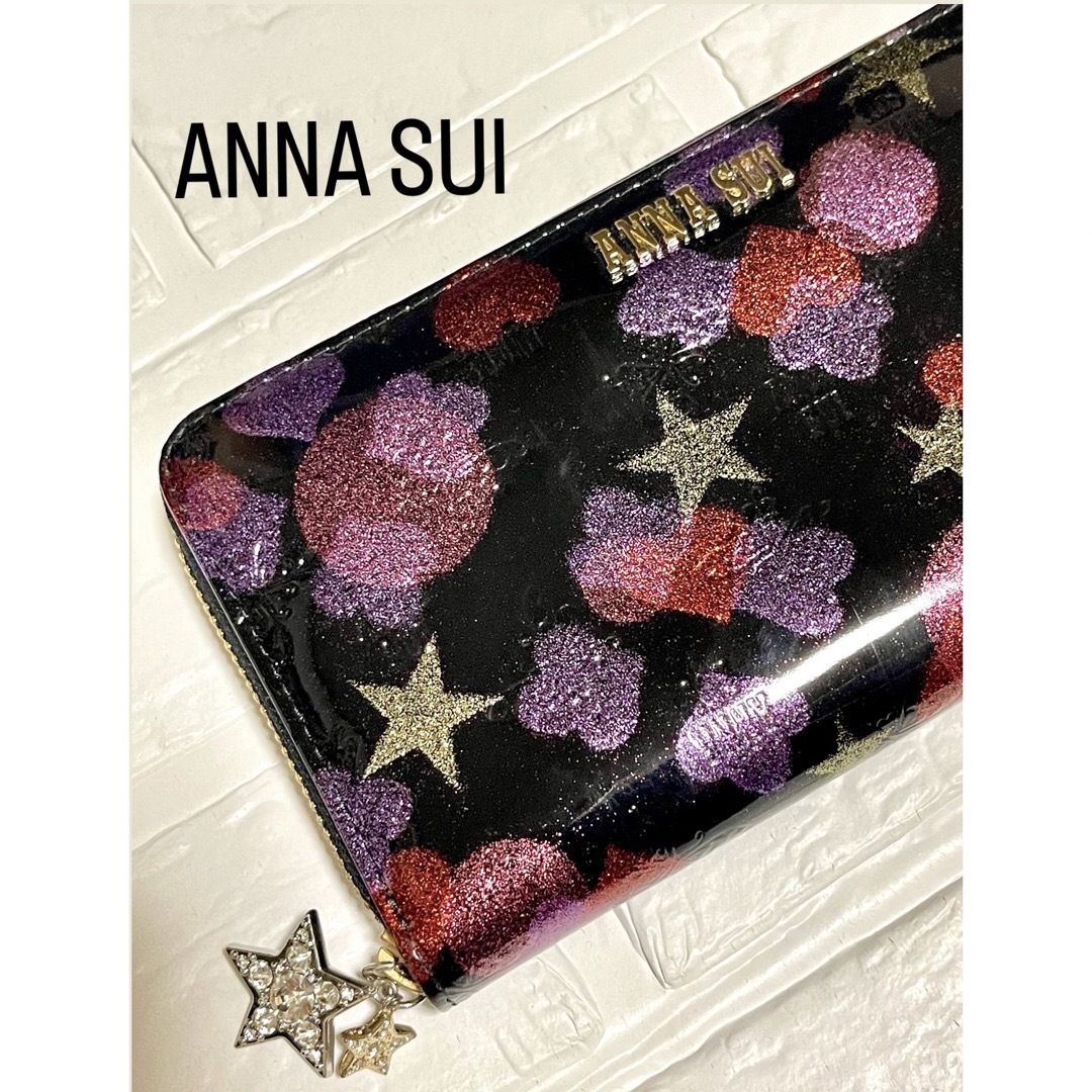ANNA SUI(アナスイ)の【極美品】ANNA SUI アナスイ　ラウンドファスナー　長財布 メンズのファッション小物(長財布)の商品写真