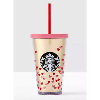 スターバックスコーヒー(Starbucks Coffee)のバレンタイン2017限定♡スターバックスタンブラー♡ピンク(タンブラー)