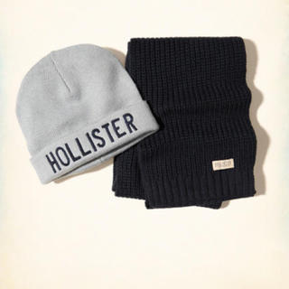 ホリスター(Hollister)の新品 ホリスター マフラー&ニットキャップ 2点SET メンズ レディース(ニット帽/ビーニー)