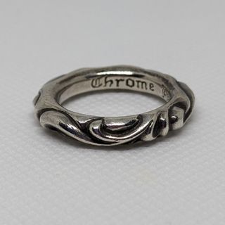 クロムハーツ(Chrome Hearts)のCHROME HEARTS SCROLL BAND NTFL 2点(リング(指輪))