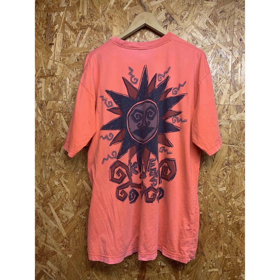 太陽　派手　SUN K.LEE バックプリント　ビックプリント　渦巻き メンズのトップス(Tシャツ/カットソー(半袖/袖なし))の商品写真