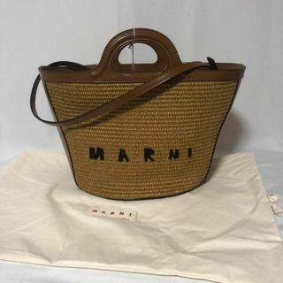 マルニ(Marni)のMARNI マルニ TROPICALIA トロピカリアスモールバッグ(かごバッグ/ストローバッグ)