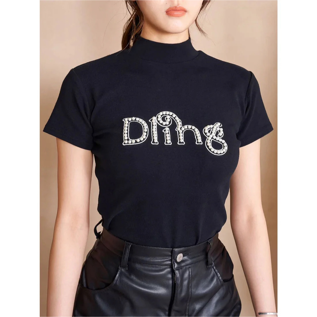 Darich(ダーリッチ)の新品タグ付き ダーリッチ グラフィックパールTシャツ  フリー ブラック F黒 メンズのトップス(Tシャツ/カットソー(半袖/袖なし))の商品写真