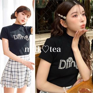 ダーリッチ(Darich)の新品タグ付き ダーリッチ グラフィックパールTシャツ  フリー ブラック F黒(Tシャツ/カットソー(半袖/袖なし))