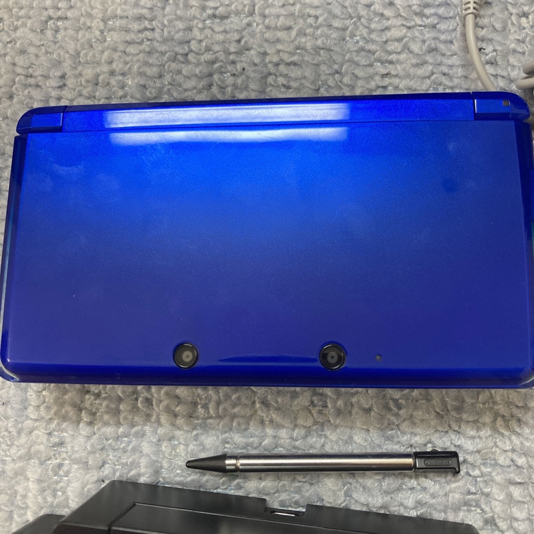 ニンテンドー3DS(ニンテンドー3DS)のニンテンドー3DS コバルトブルー完品　動作確認済 エンタメ/ホビーのゲームソフト/ゲーム機本体(携帯用ゲーム機本体)の商品写真