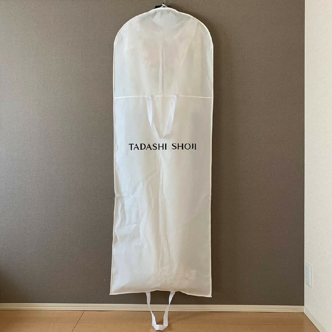 【値下げ】TADASHI SHOJI ウェディングドレス　ロングベール付き