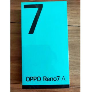 オッポ(OPPO)のOPPO Reno7A 新品未開封　ワイモバイル製　スターリーブラック(携帯電話本体)