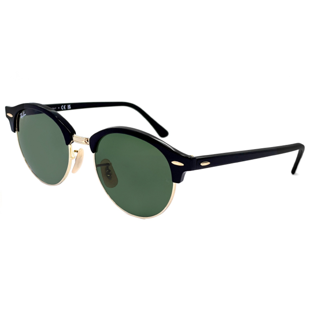 Ray-Ban(レイバン)の【新品】 レイバン サングラス Ray-Ban rb4246 901 51mm クラブラウンド ラウンド メタル レディース メンズ rayban clubround Metal 丸サングラス ブラック 黒 カラー フレーム ガラス レンズ 正規商品販売店 メンズのファッション小物(サングラス/メガネ)の商品写真