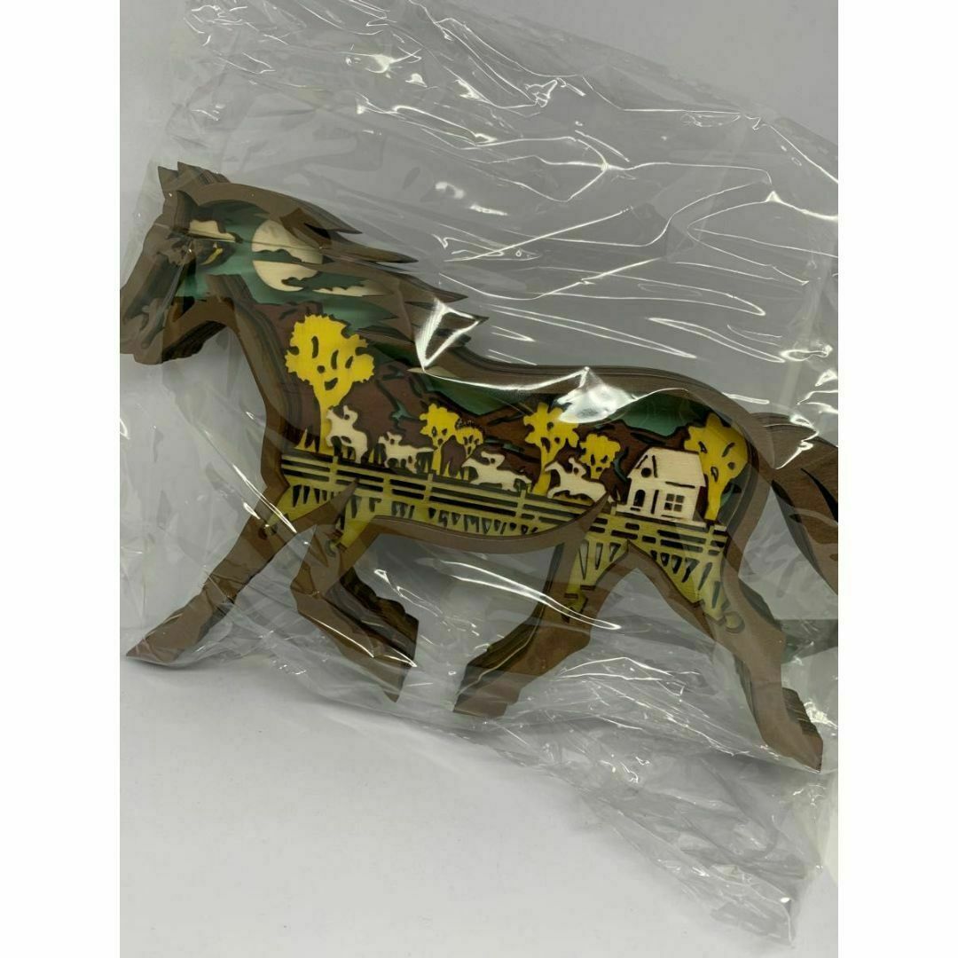 馬 ホース オブジェ 置物 インテリア 馬雑貨 木製 北欧 アート 工芸品