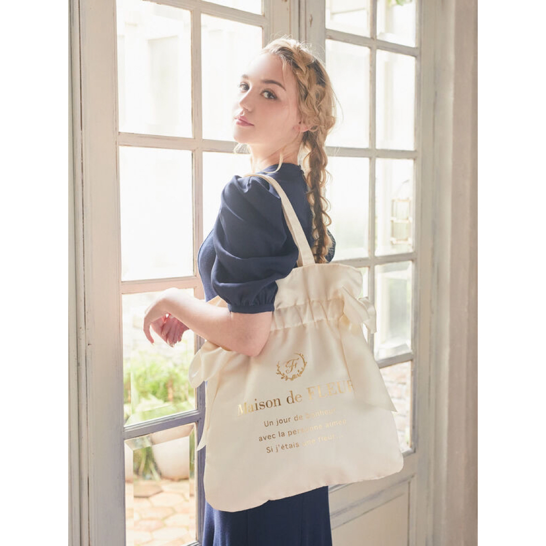 Maison de FLEUR canone きみに掛けたいリボンバッグ-