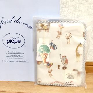 ジェラートピケ(gelato pique)の【新品未開封】完売商品♬ジェラートピケ アニマルサーカス母子手帳ケース♡ホワイト(母子手帳ケース)