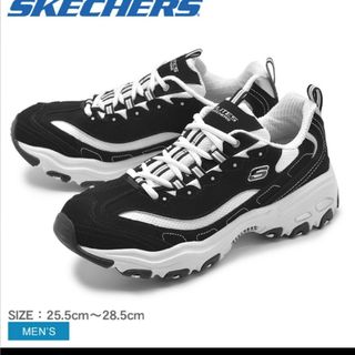 スケッチャーズ(SKECHERS)のSKECHERS D’LITES　BLACK(スニーカー)