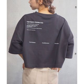 ティップトップ(tip top)の【美品】ショート丈プリントT(Tシャツ(半袖/袖なし))