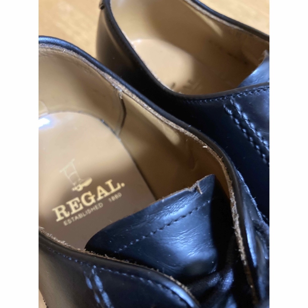 REGAL(リーガル)の23.5 REGAL 2304 ダブルレザーソール 外羽根 プレーントゥ メンズの靴/シューズ(ドレス/ビジネス)の商品写真