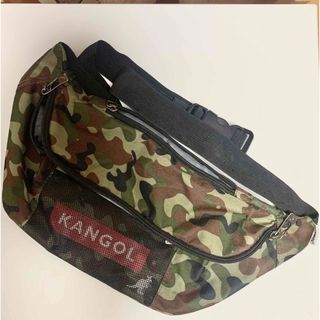 カンゴール(KANGOL)のKANGOL ウエストバッグ　迷彩柄(ボディバッグ/ウエストポーチ)