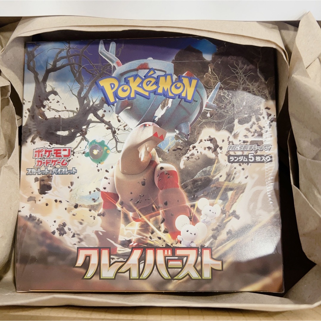 未開封 シュリンク付き クレイバースト 1BOX ポケモンカードの通販 by