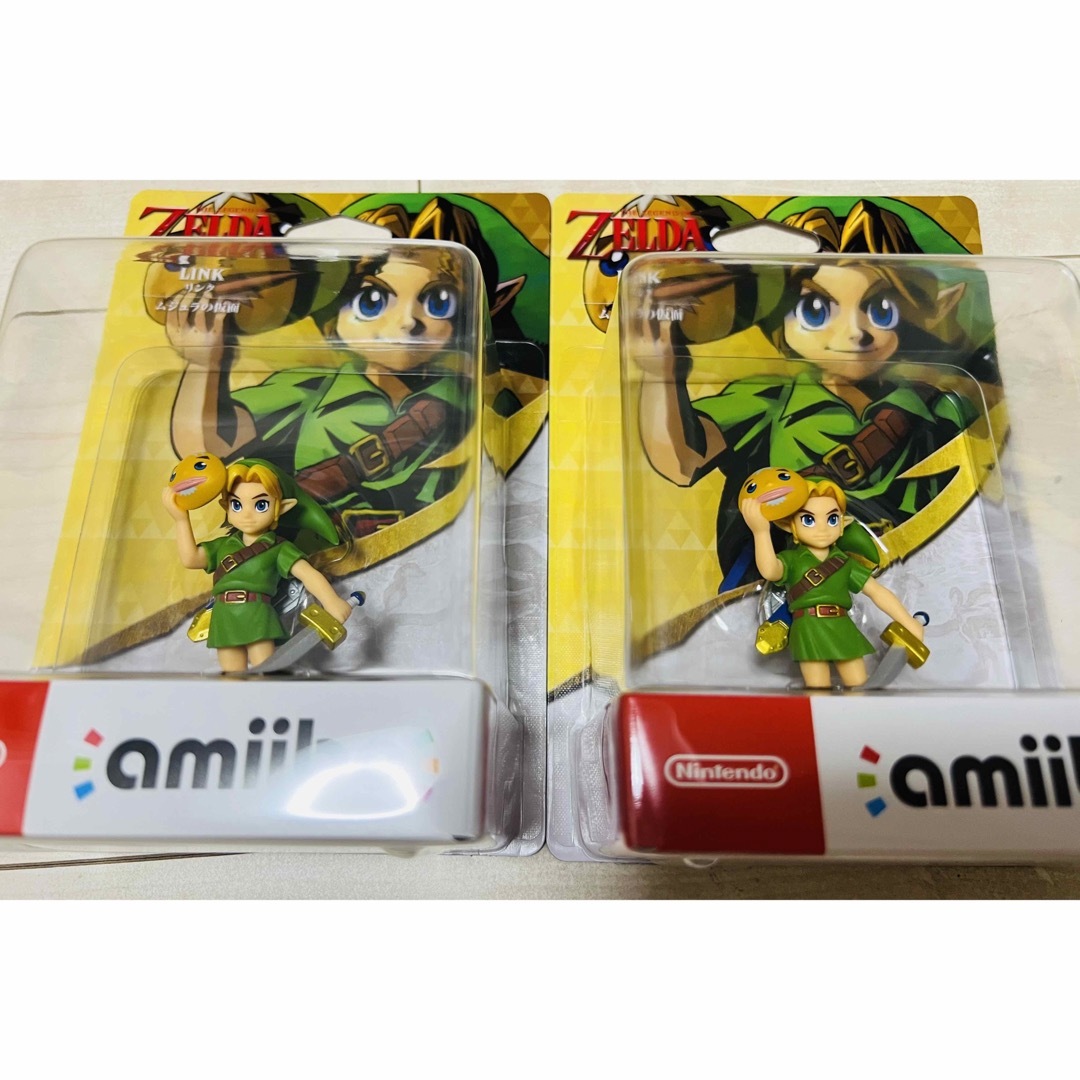 2個セット　amiibo ムジュラの仮面　リンク　ゼルダの伝説