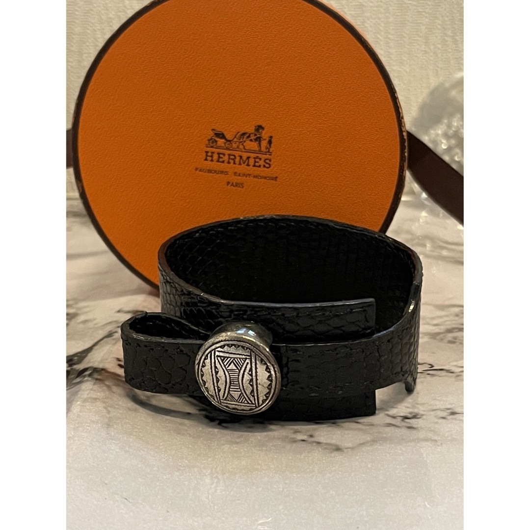 希少品！新品 HERMES エルメス Hロゴ 本革 ベルト黒