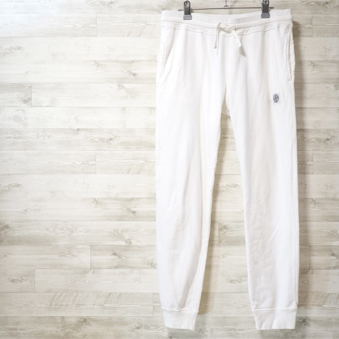 STONE ISLAND - STONE ISLAND 16SS Fleece Trousers-Wht/Mの通販 by