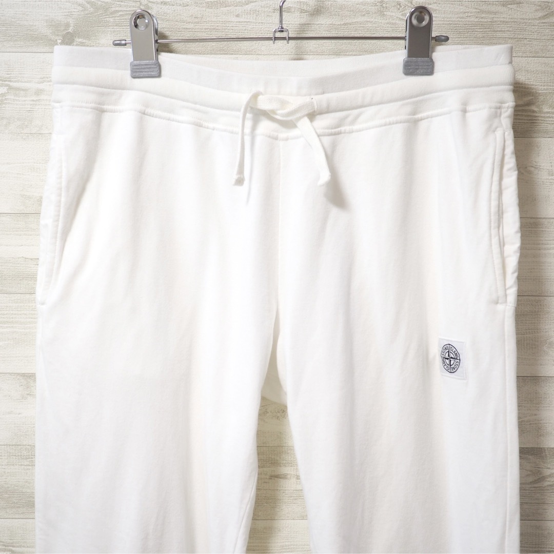 STONE ISLAND - STONE ISLAND 16SS Fleece Trousers-Wht/Mの通販 by