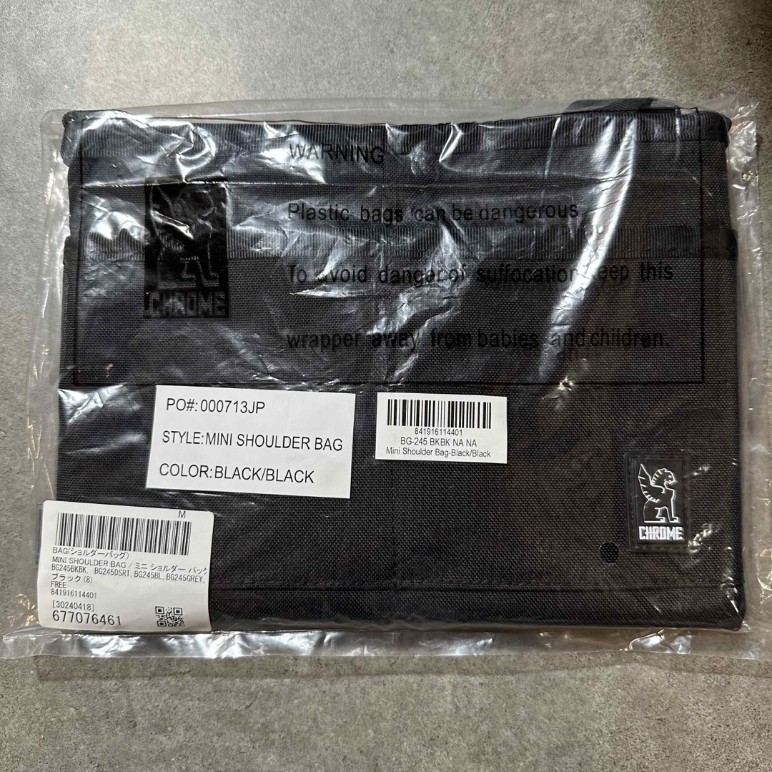CHROME(クローム)のCHROME クローム MINI SHOULDER BAG サコッシュ メンズのバッグ(メッセンジャーバッグ)の商品写真