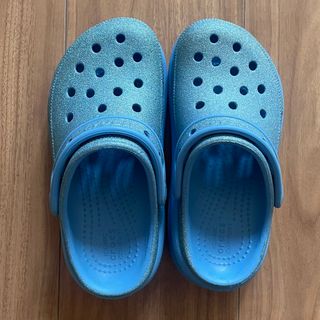 クロックス(crocs)のクロックス グリッター キューティー クロッグ キッズ(サンダル)