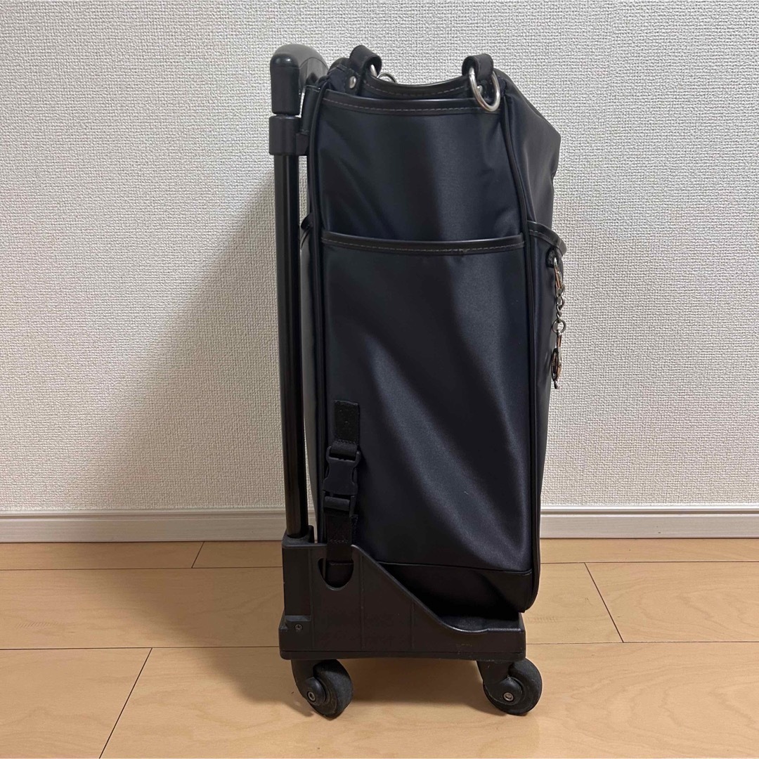 SWANY スワニー キャリーバッグ ショッピングバッグ ネイビー 紺色