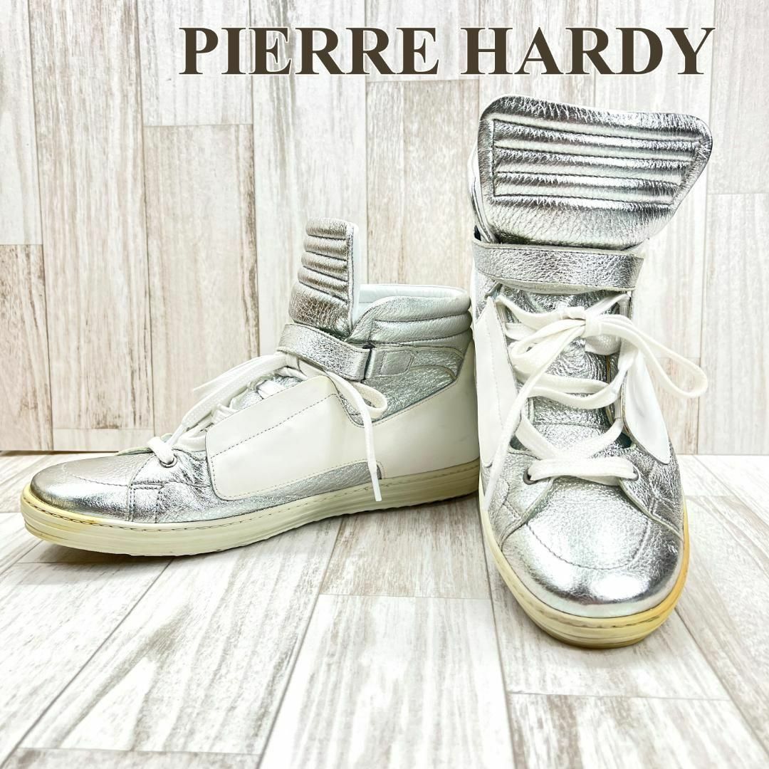 ピエールアルディ PIERRE HARDY スニーカー ハイカット ベルクロ-