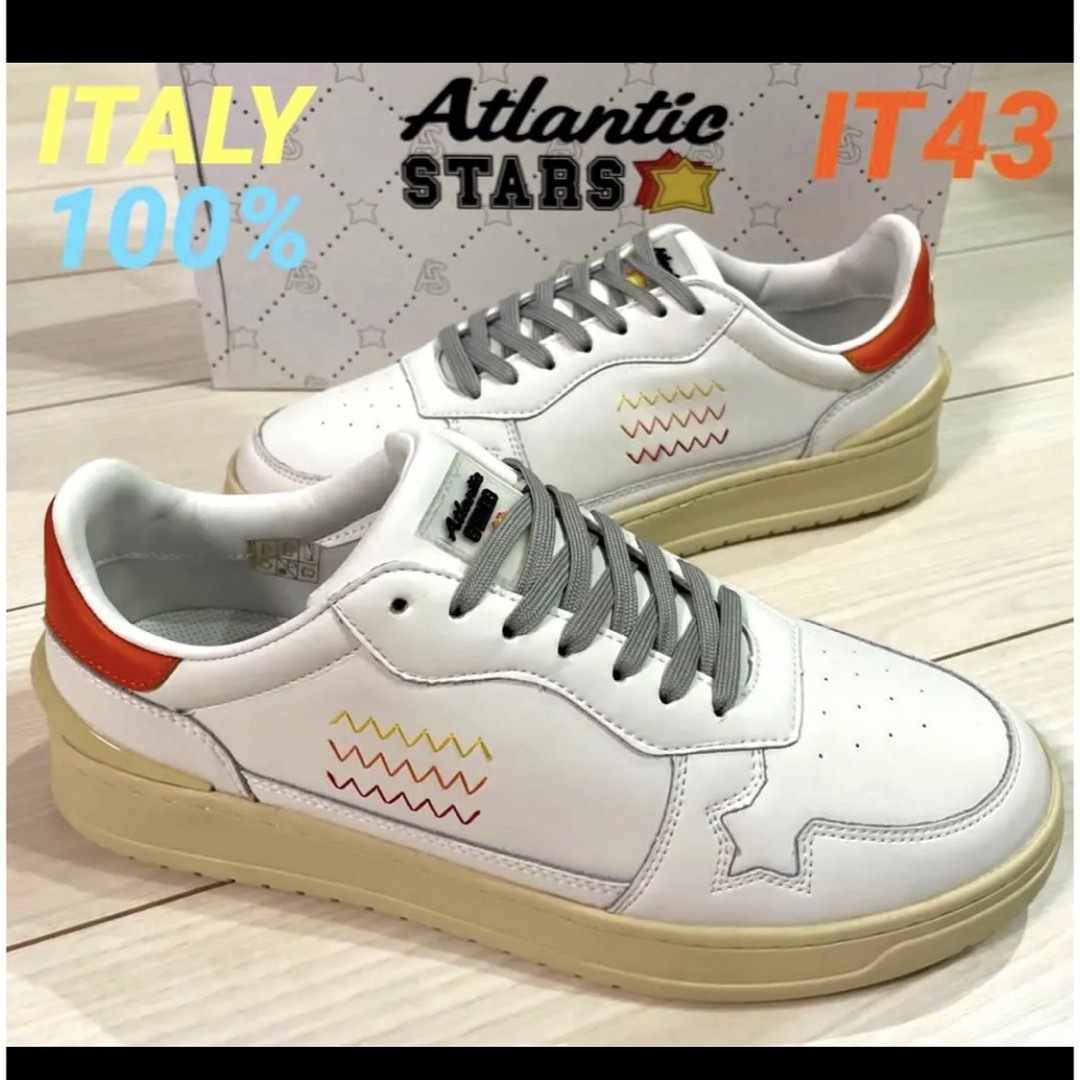 超SALE‼️【新品】ATLANTICSTARS   ホワイト/グレー 43