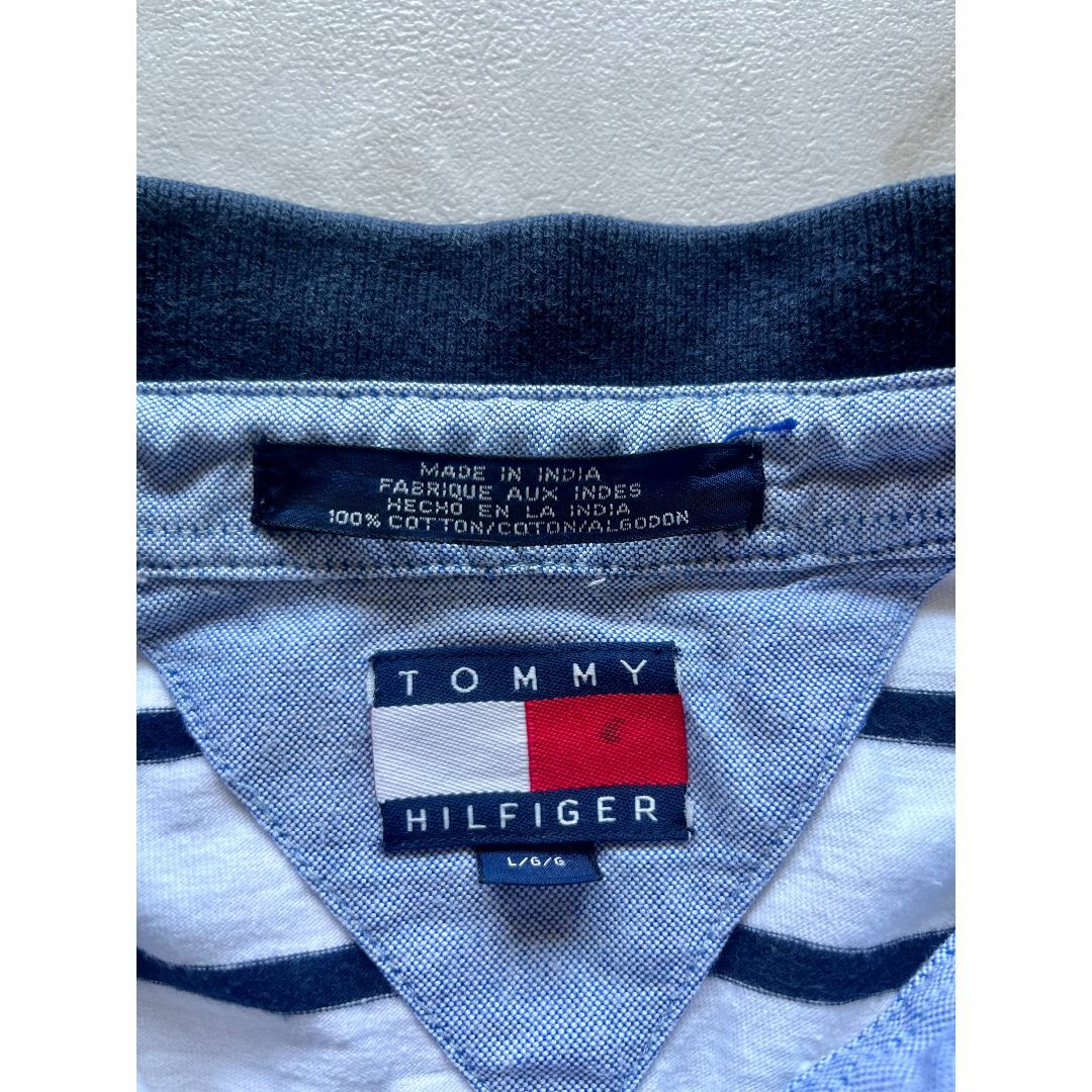 TOMMY HILFIGER(トミーヒルフィガー)のTommy　オールドトミー　 ポロシャツ　ショート丈　　90S　古着女子　腹出し レディースのトップス(ポロシャツ)の商品写真