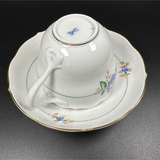 MEISSEN - 新品 マイセン 夕顔 コーヒーカップ&ソーサー1客、1級品の