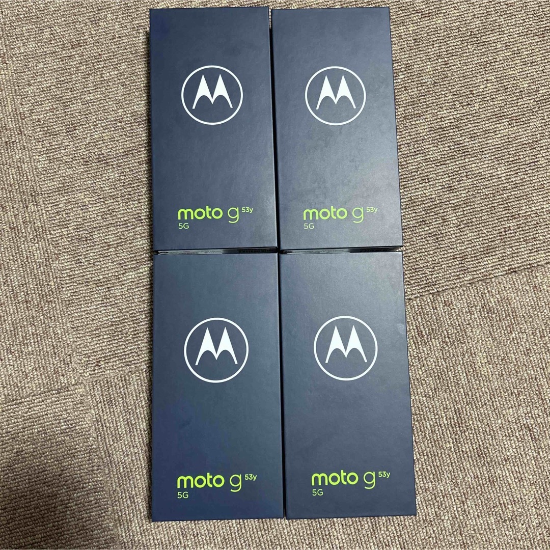 motorola moto g53y 5G 本体 4台セット