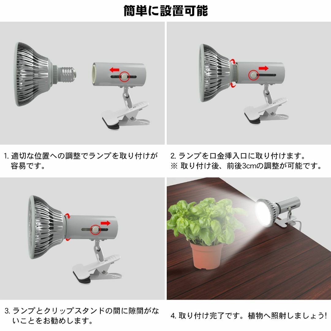 MORSEN 電球ソケット e26 ソケット 植物育成ライトソケット 植物育成用 1