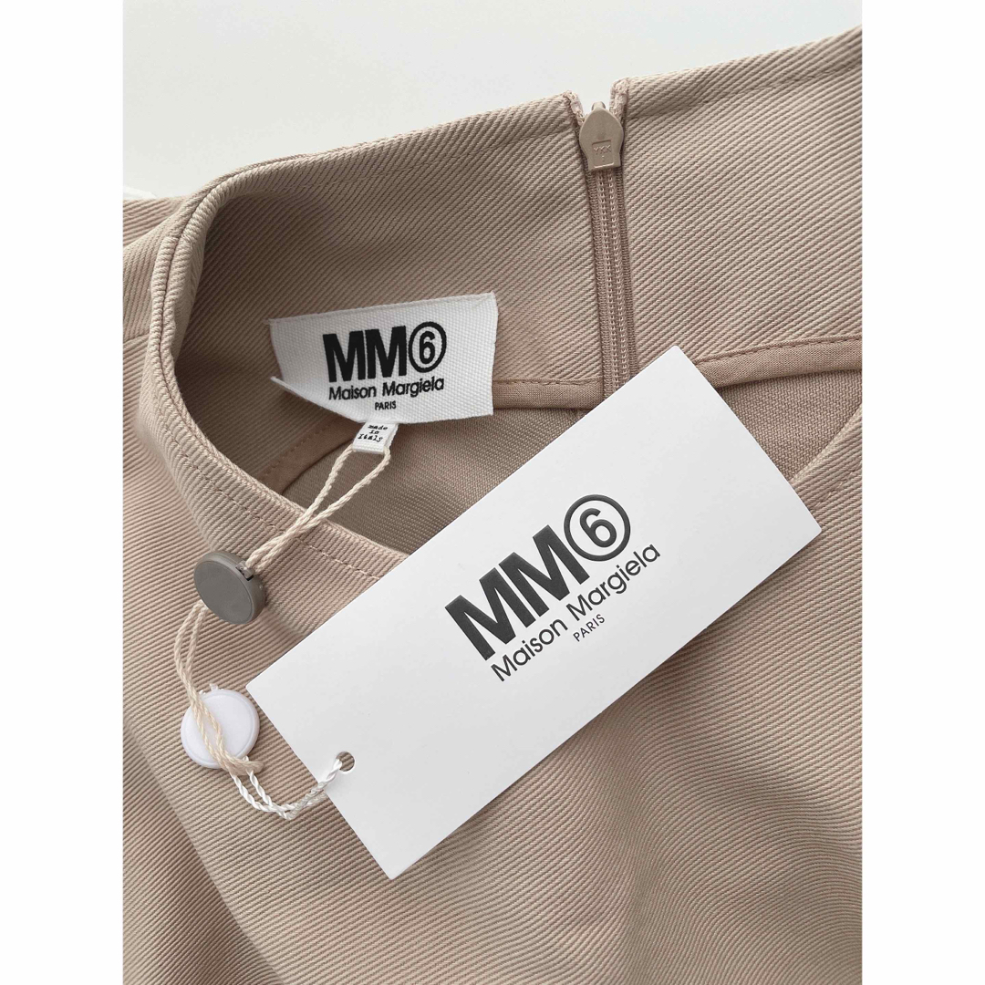 【新品】MM6 MaisonMargiela  ブラウン ノースリーブ トップス