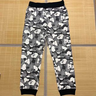 アベイシングエイプ ゴリラ 総柄 ハーフ ショート スウェットパンツ パープル系