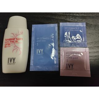 アイビーケショウヒン(IVY.)のIVY.(アイビー)　日焼け止め乳液と試供品(日焼け止め/サンオイル)