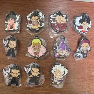 ONE PIECE カプセルラバーマスコットニカ他11個セット(キーホルダー)