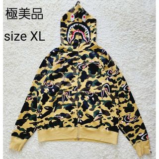 A Bathing Ape 1stカモシャークパーカー　Mサイズ