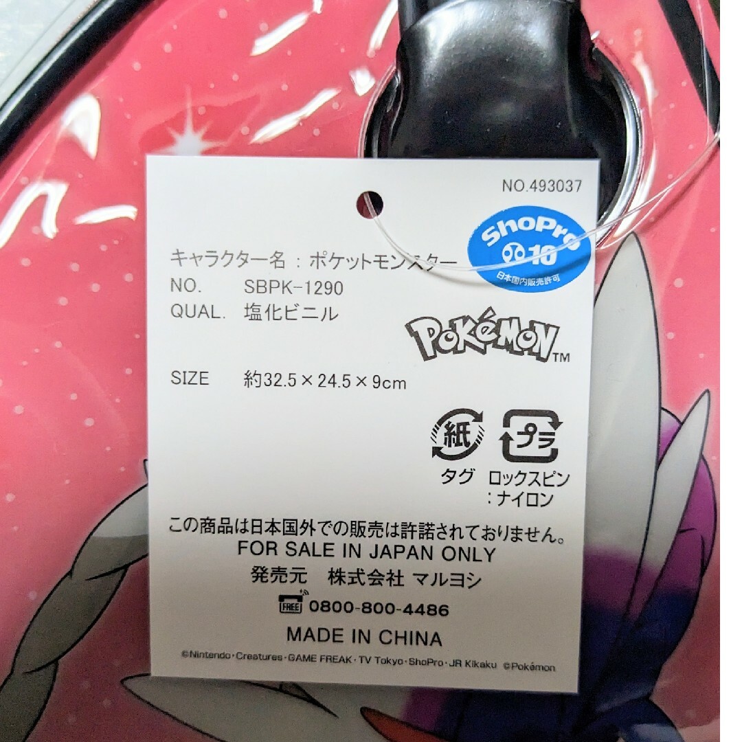 ポケモン(ポケモン)のポケモンプールバッグ　ビニールバッグ エンタメ/ホビーの本(趣味/スポーツ/実用)の商品写真