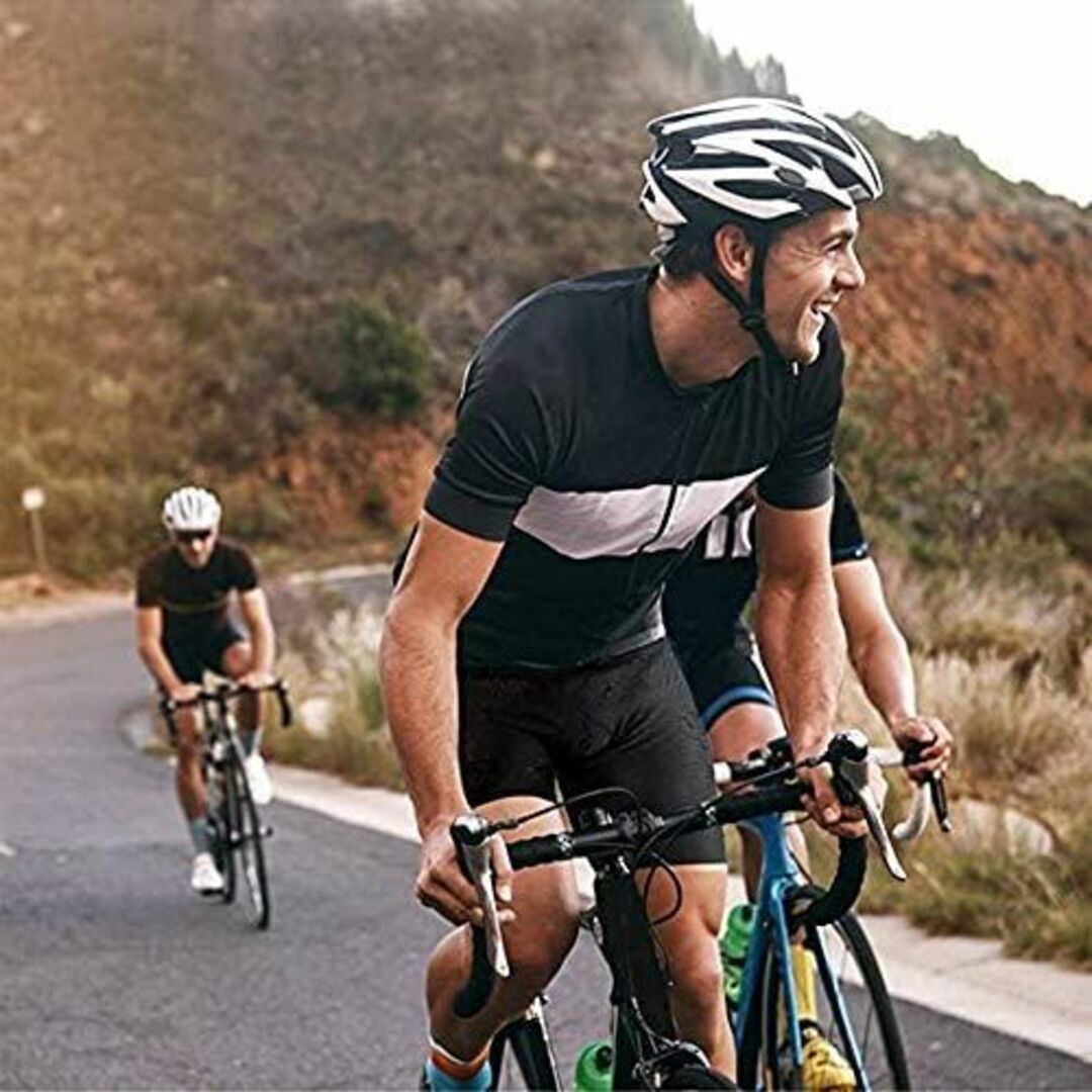 サイクル インナーパンツ 3Dゲルパッド 衝撃吸収 痛み軽減 自転車用 レーサー スポーツ/アウトドアの自転車(ウエア)の商品写真