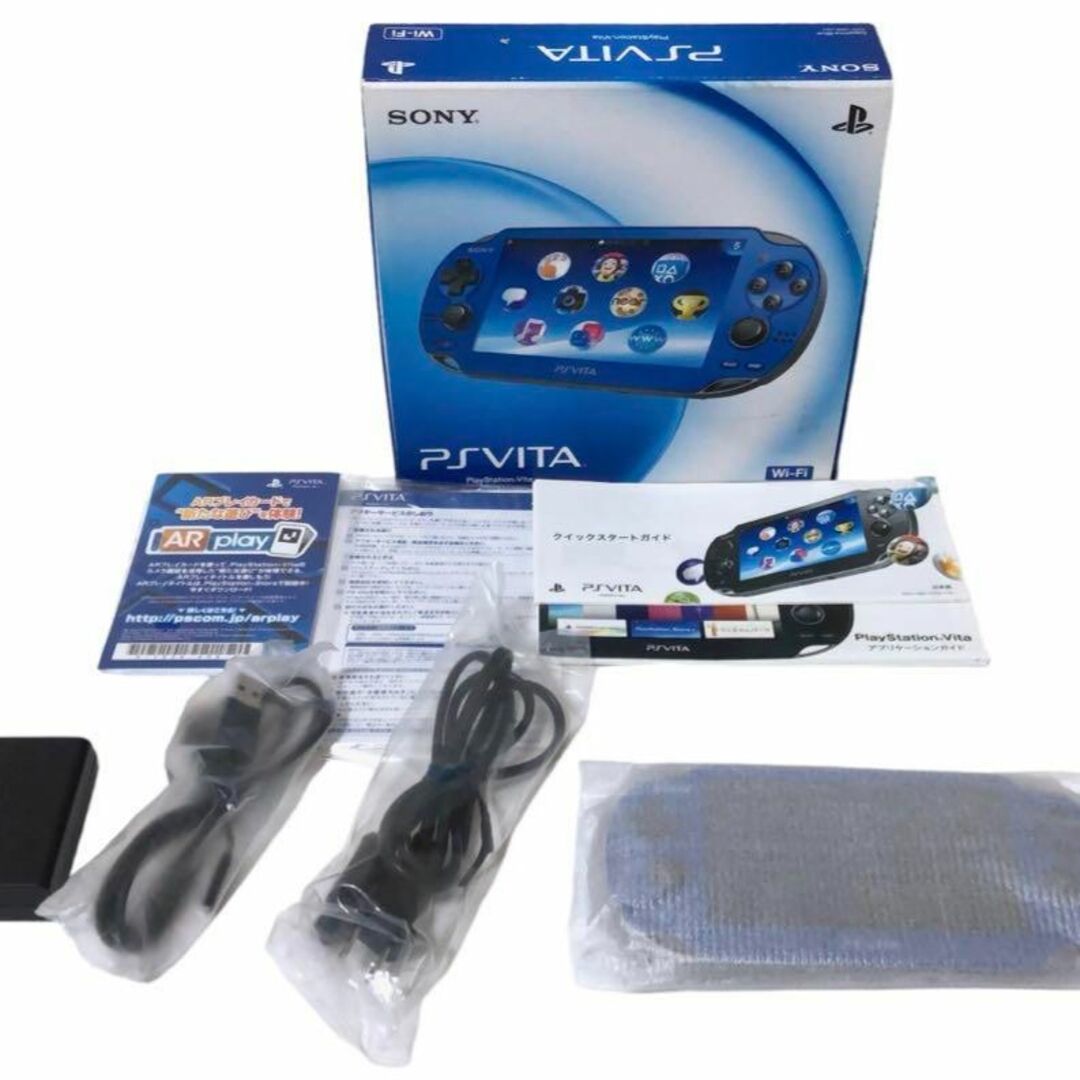 ☆極美品☆ PSVITA PCH-1000 サファイアブルー 箱付き 動作品