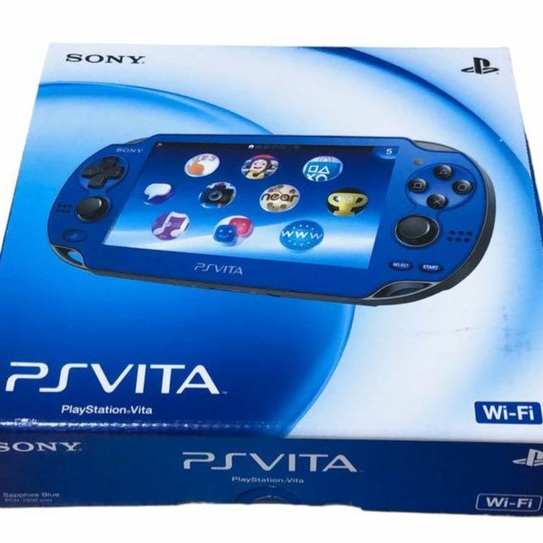 極美品】playstation vita pch-1000 サファイアブルー-