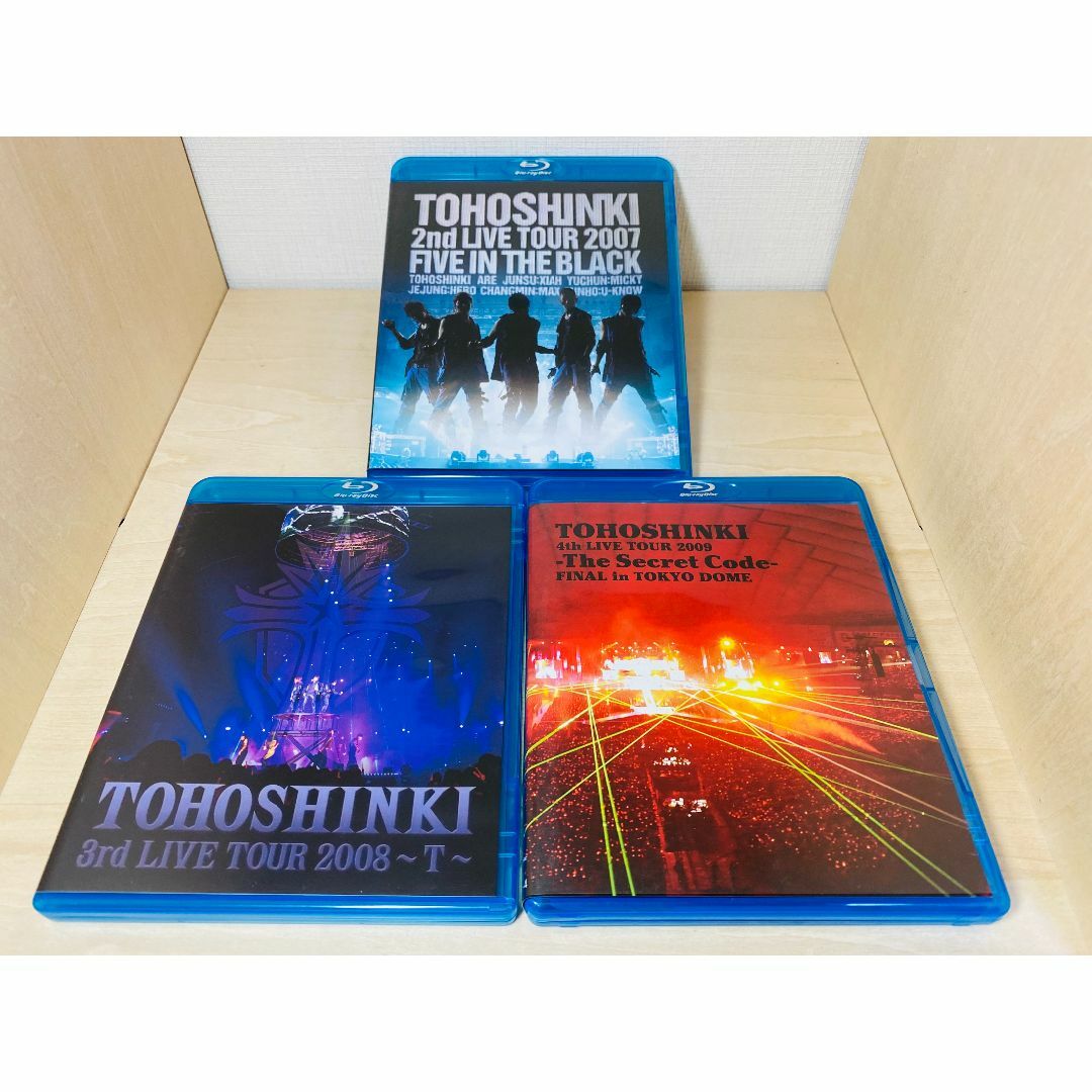 【2024年】高評価レビューアイテム特集 Blu-ray ライブ 東方神起 希少】 3枚セット by 2007～2009の通販 ミュージック