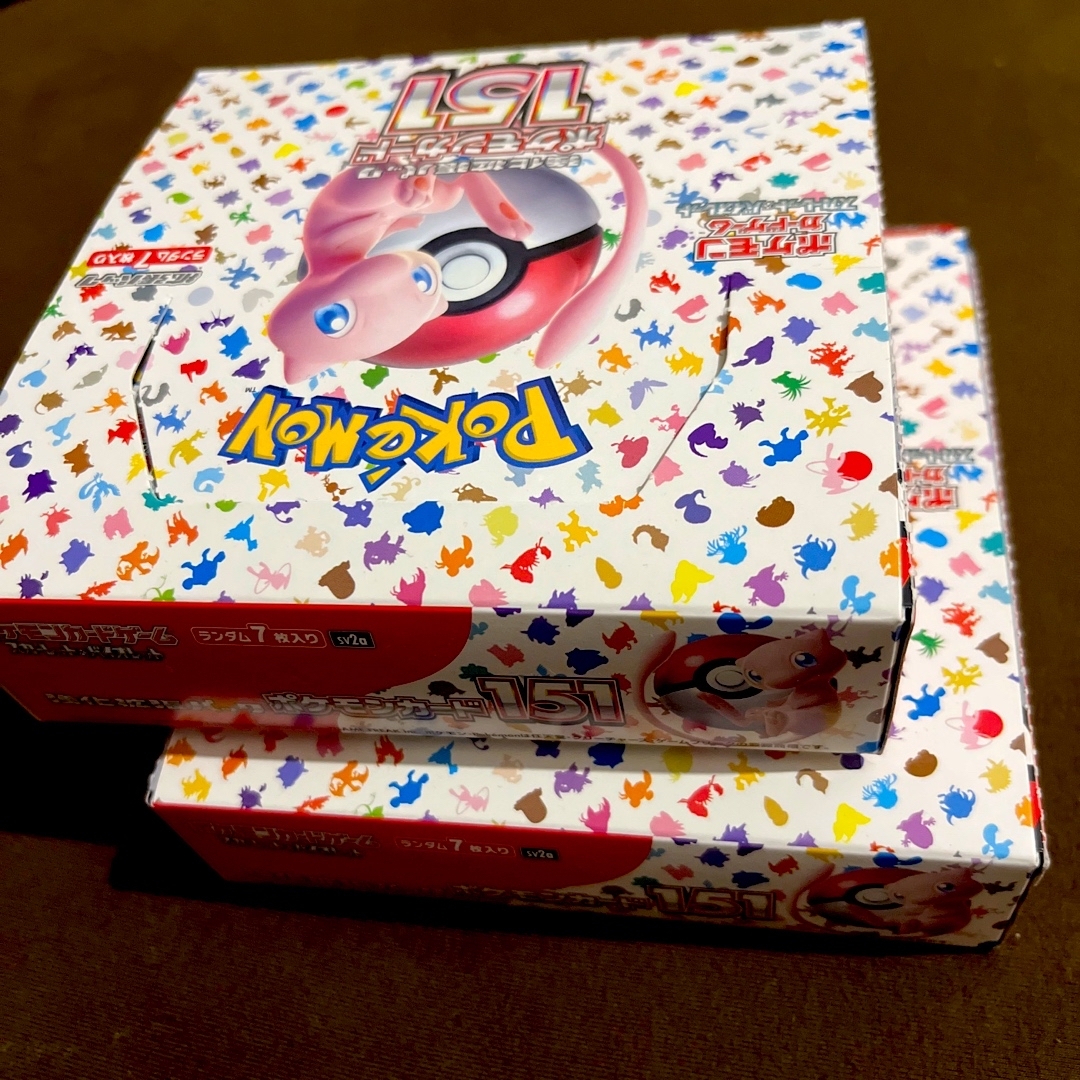 ポケモンカード151 空箱 7box